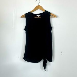 Stella & Dot Ava Tie Tank Black Size XS